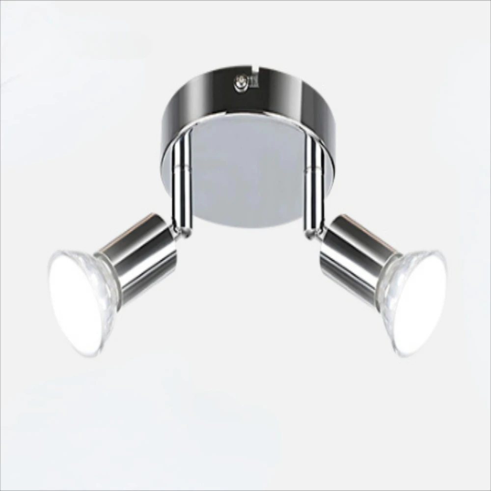 

Flush Mount LED Ceiling Spotlight Spotlight Directional Spot Lights Indoor Bright 2 Heads LED Can Accent Fixture for Living Room