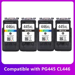 Pg445 PG-445 xl互換インクカートリッジ,canon pg CL-446 cl446 for canon,pour mx494 mg2440 mg2940 mg2540 mg2540s ip2840