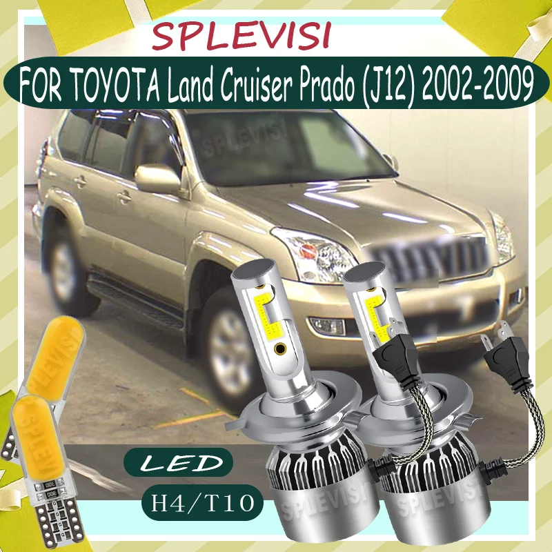 

Improved Nighttime Visibility 9003 H4 LED headlight For TOYOTA Land Cruiser Prado (J12) 2002 2003 2004 2005 2006 2007 2008 2009