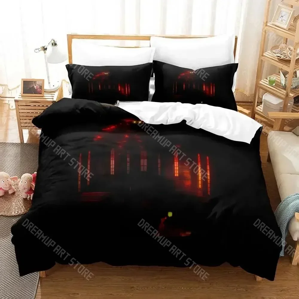 Juego de cama Oxenfree con estampado 3D, juego de cama individual, doble, tamaño Queen y King, funda nórdica para dormitorio de niños y adultos, sábanas de Anime