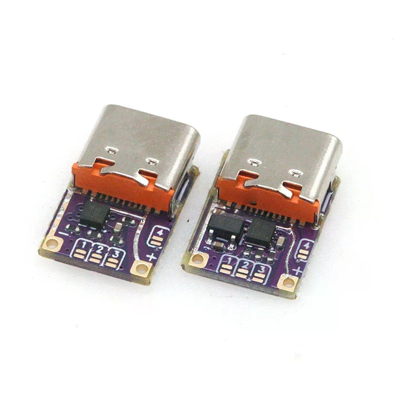 

Fast Charging Module Type C Interface Trigger PD to DC PD3.0 PD3.1 QC3.0 QC3.0 Adjustable Voltage 5-48V 1PC