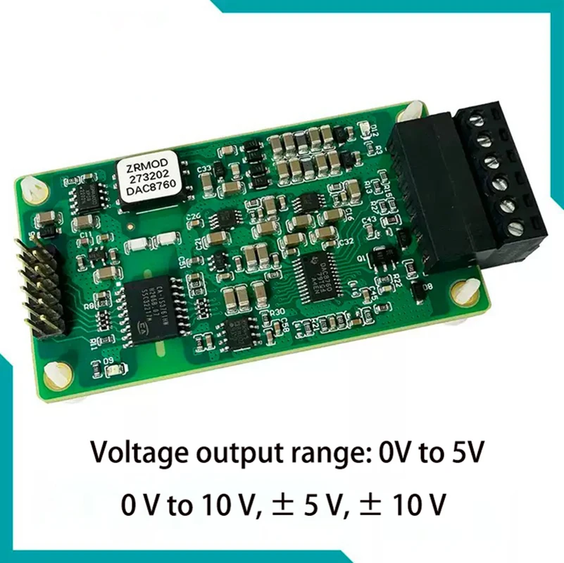 

DAC8760 16 Bit High Performance Current/Voltage Source Module 5V/10V/4-20mA/0-24mA