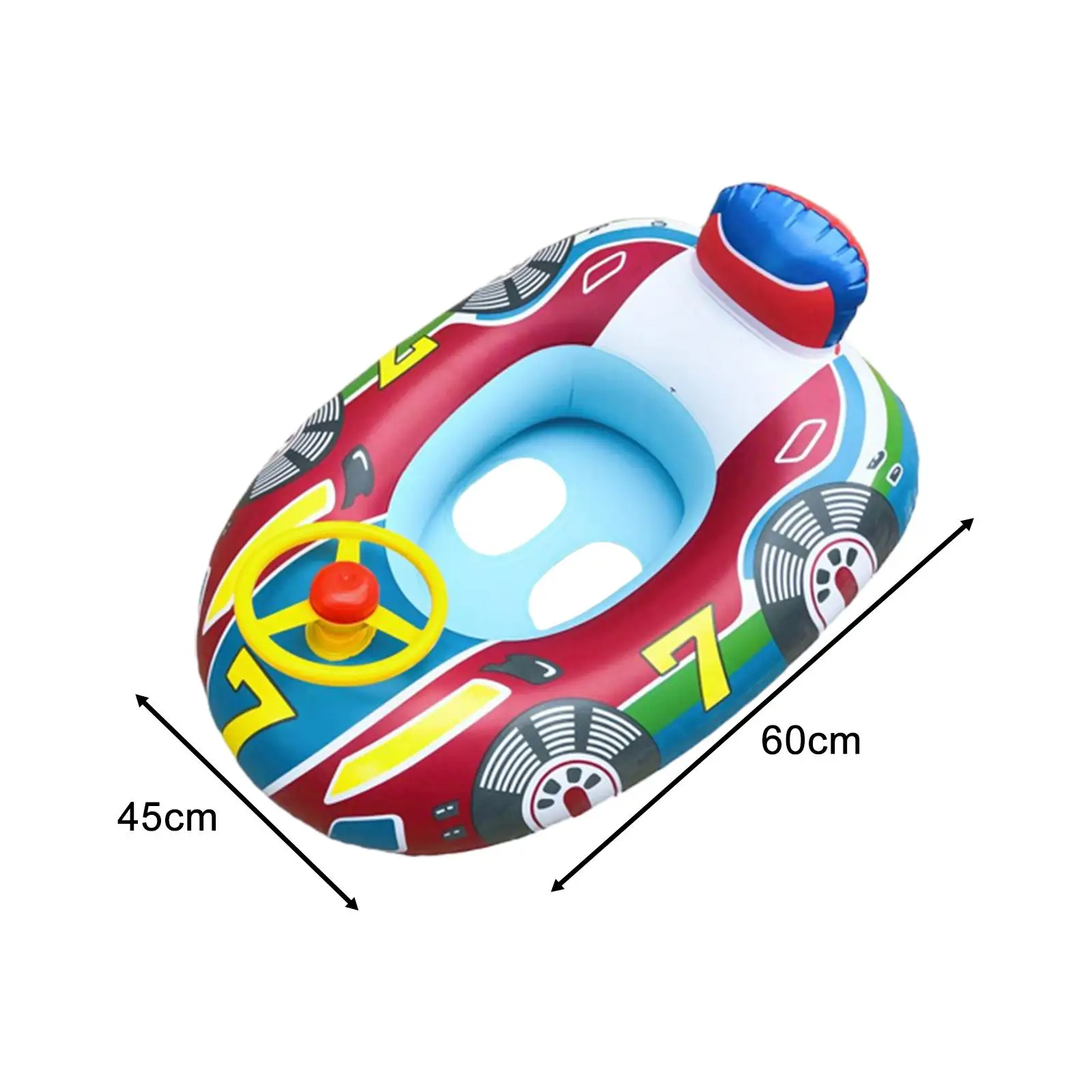 Siège de flotteur de natation gonflable pour enfants, baignoire, vacances, été