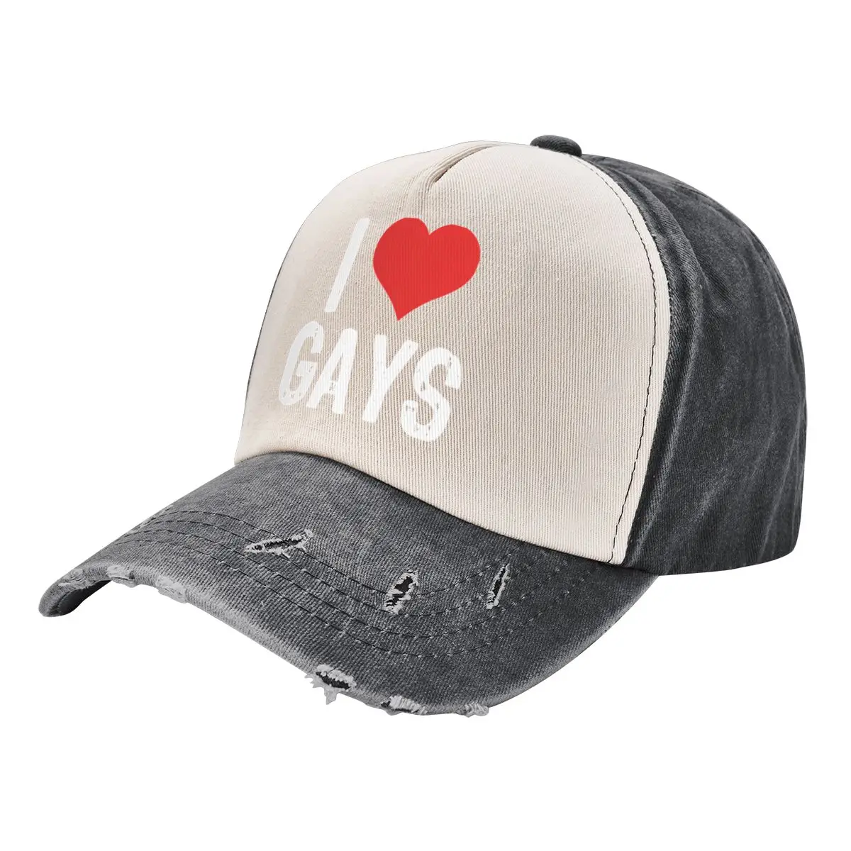 I Love Gays Baseball Cap Ball Cap party Hat Anime Hats Woman Men's