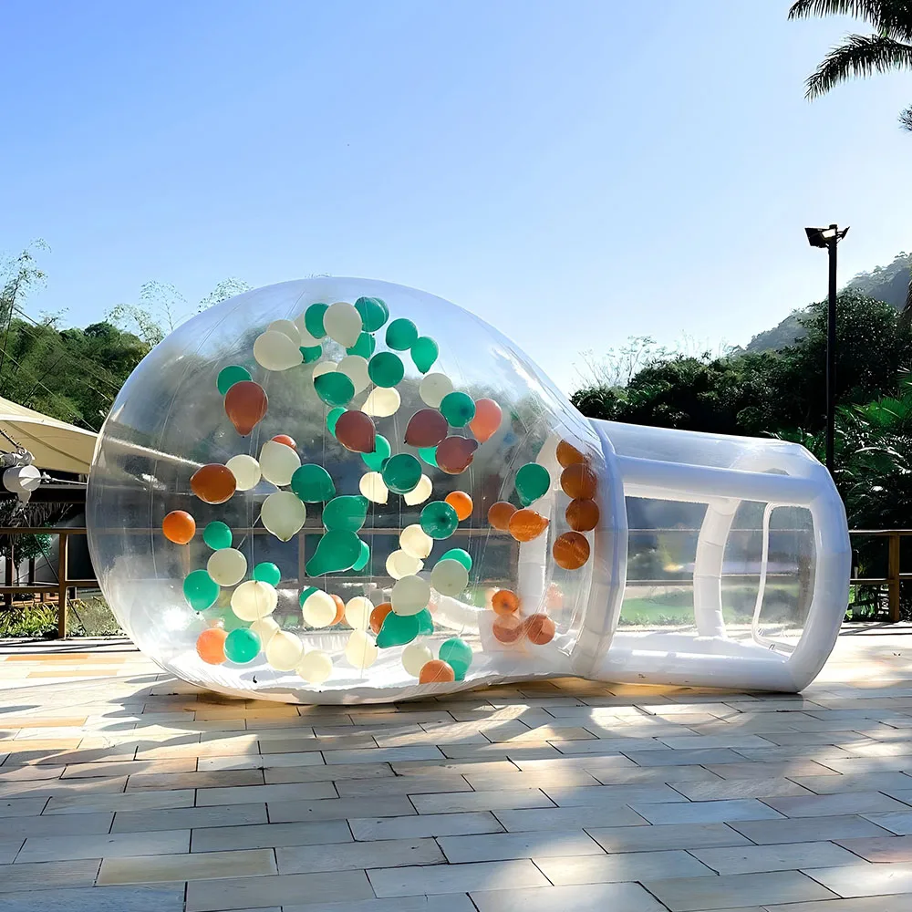 Inflatable Double Bubble House for Party Event PVC Material with Blower - Instant Setup Outdoor Entertainment Inflatable Hot