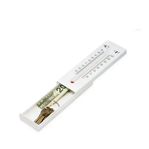 Private Money Box Thermometer Diversion Stash Hidden Safes Compartment Secret Storage Outdoor Container Jewely Money Case