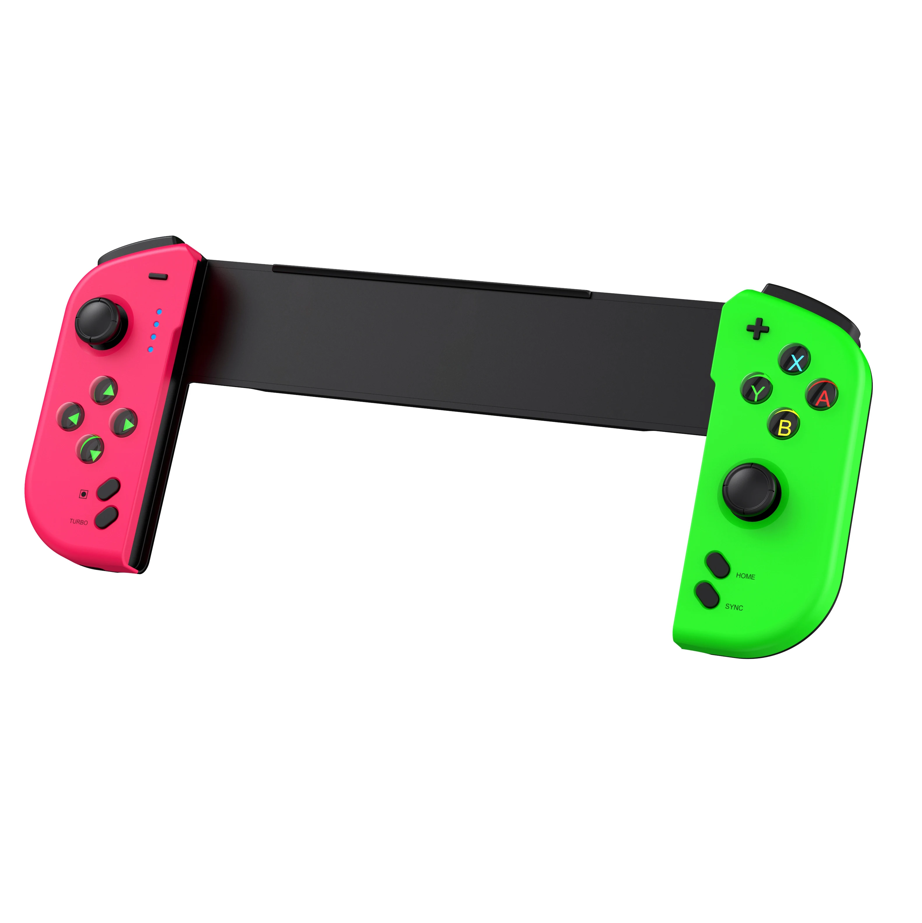 Wireless Controller 7046 for Switch&OLED with 6-Axis Gyro Motion Control,Dual Vibration,Turbo,Auto Function&RGB Backlit Buttons