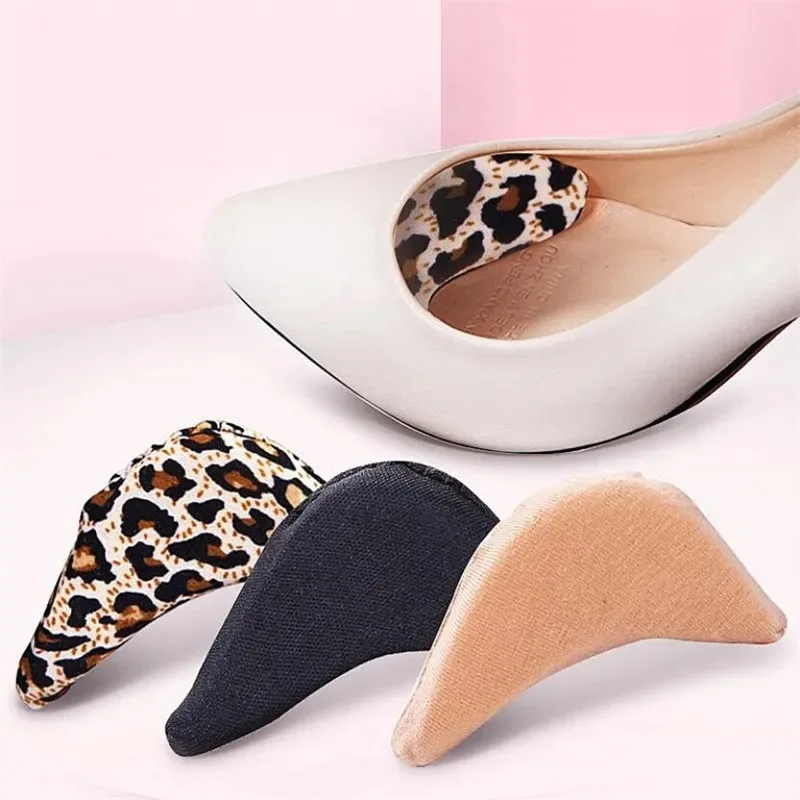 Women Sponge Forefoot Inserts Pain Relief Anti Slip Shoe Fillers Size Reducing Toe Cushion for High Heels