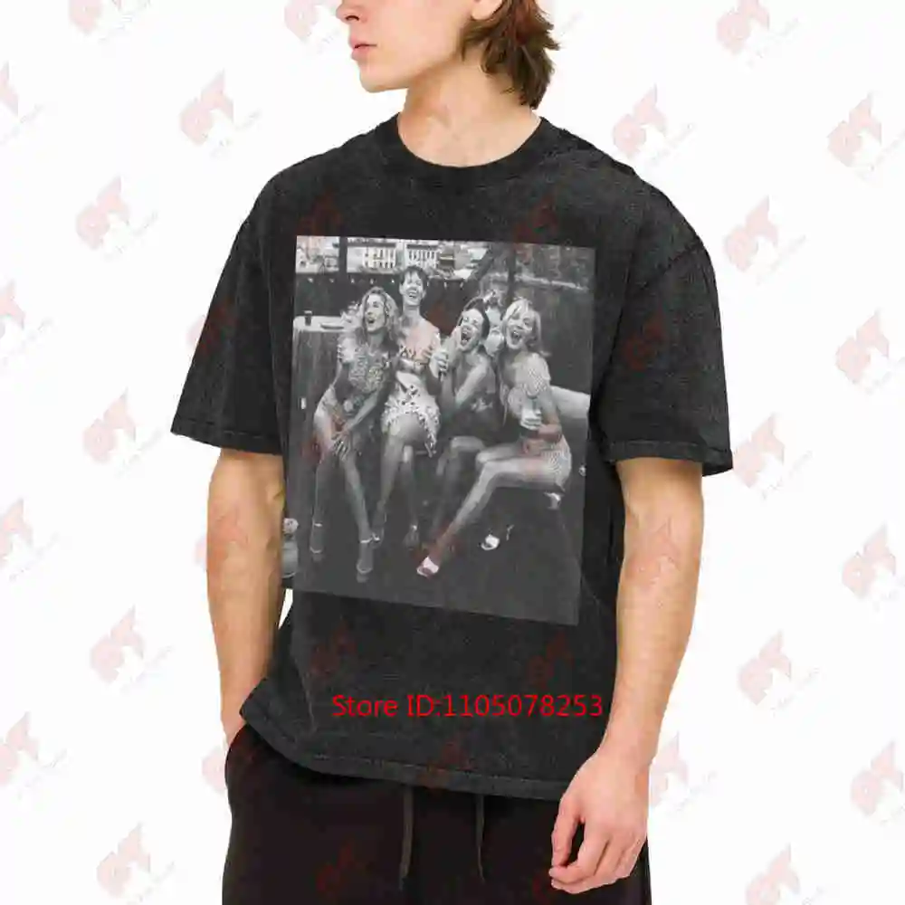 Sex And The City Vintage Carrie Miranda Samantha Vintage Washed Tee Pure Cotton T-Shirt