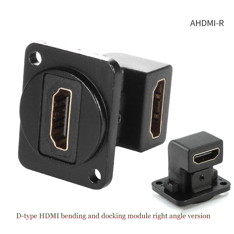 

D-Type HDMI-compatible Cable Adapter Converters 90 Degree Angle to Female for HDTV Cable Adaptor Extension Coupler Connector