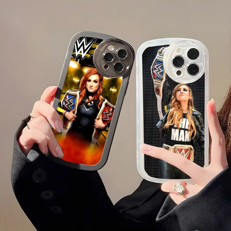 Becky Lynch Phone Case For IPhone 14 Pro Max 11 12 13 Mini X XR XS 7 8 Plus Angel Eyes Big Pupil Lens Silicone