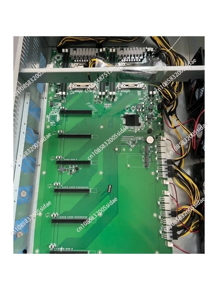 Dual X99 In-Line 6 Grafikkarten-GPU-KI-Modell-Trainings- und Rechenleistungs-Supercomputer-Desktop-Mainboard