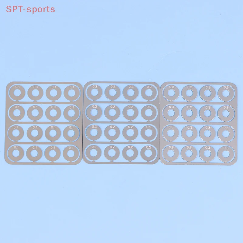 Super Precision Shims 48 ชิ้น Fit เกียร์ชุดเกียร์ Clearance ปรับสําหรับ Airsoft Paintball อุปกรณ์เสริม