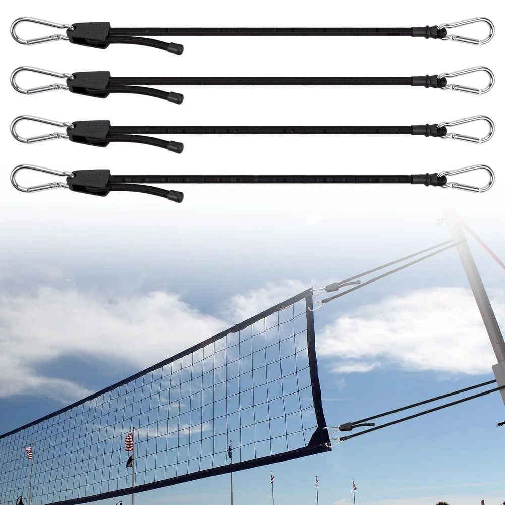 Sports Net Ties Volleyball Net Straps As Shown Extendable Design Lightweight Construction Sturdy Rubber Material
