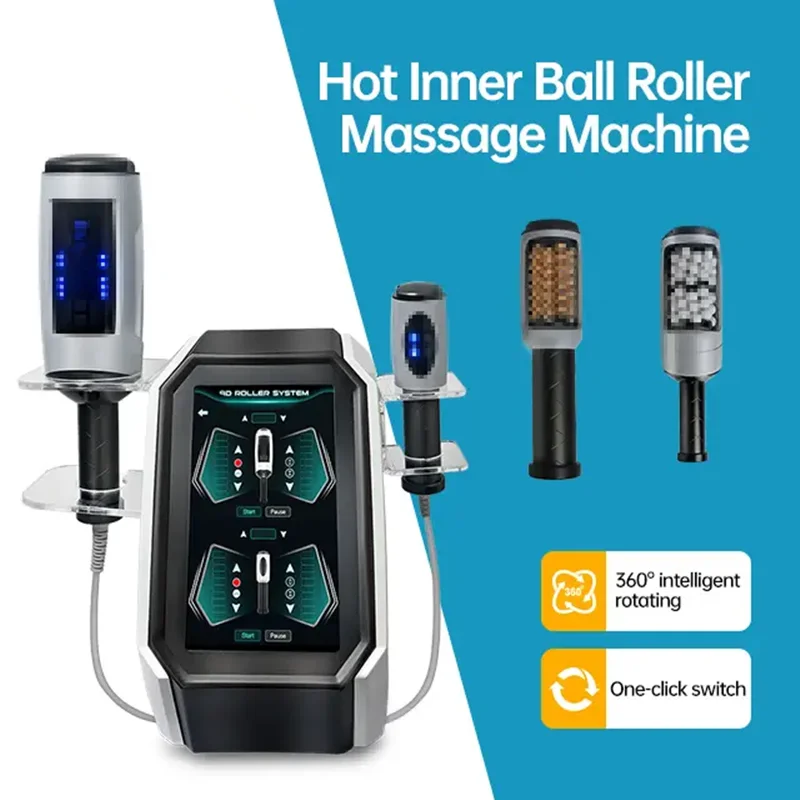 2023 New Professional 360 Degree Rolling Cellulite Massage Tools 9D Vacuum Inner Ball Roller Massage Machine Fat Reducer