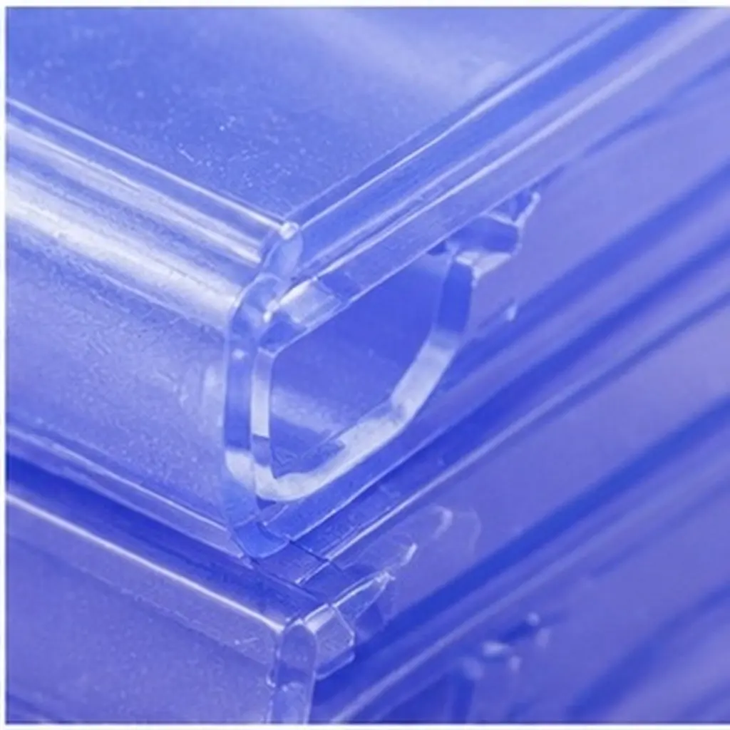 20Pcs Price Tags Clear Premium Plastic Transparent 4.5x6cm Clips for Retail Shop Mall Supermarket Plastic Price Tag
