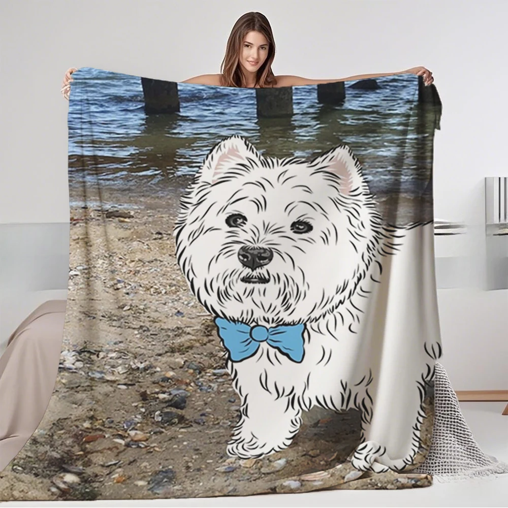 

All Season Flannel Blanket Kyo At The Beach Premium Bedding Luxury Throw Rustic Hypoallergenic No-shedding Blankets For Office