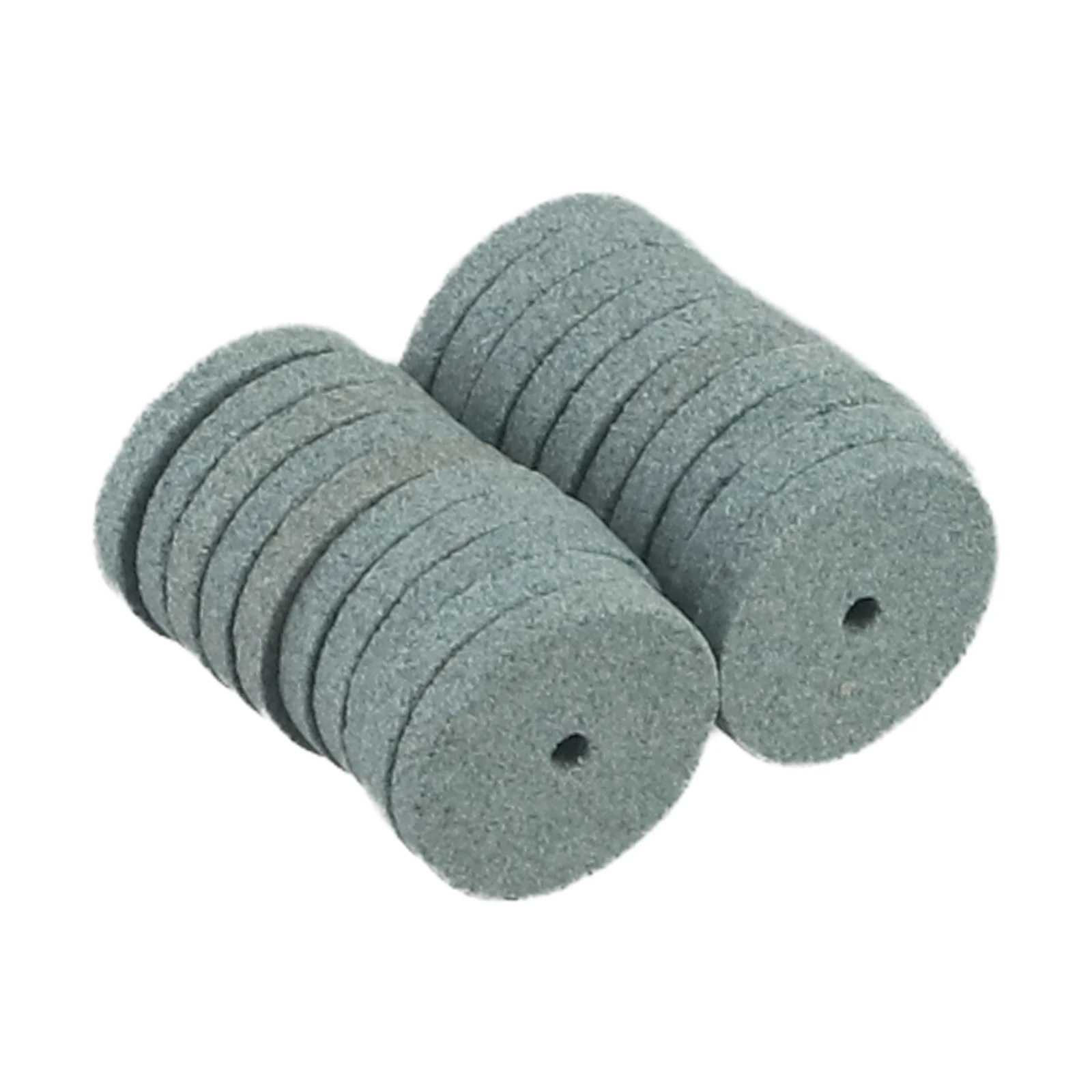 Pack of 20 Abrasive Polishing Pads 20mm for Mini Drill Grinder with 2.3mm Shaft for Metal Conditioning and Detail Work