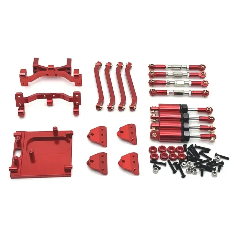 

New remote control car spare parts, metal upgrade, tie rod, shock absorber, kit bag for MN99S 1/12
