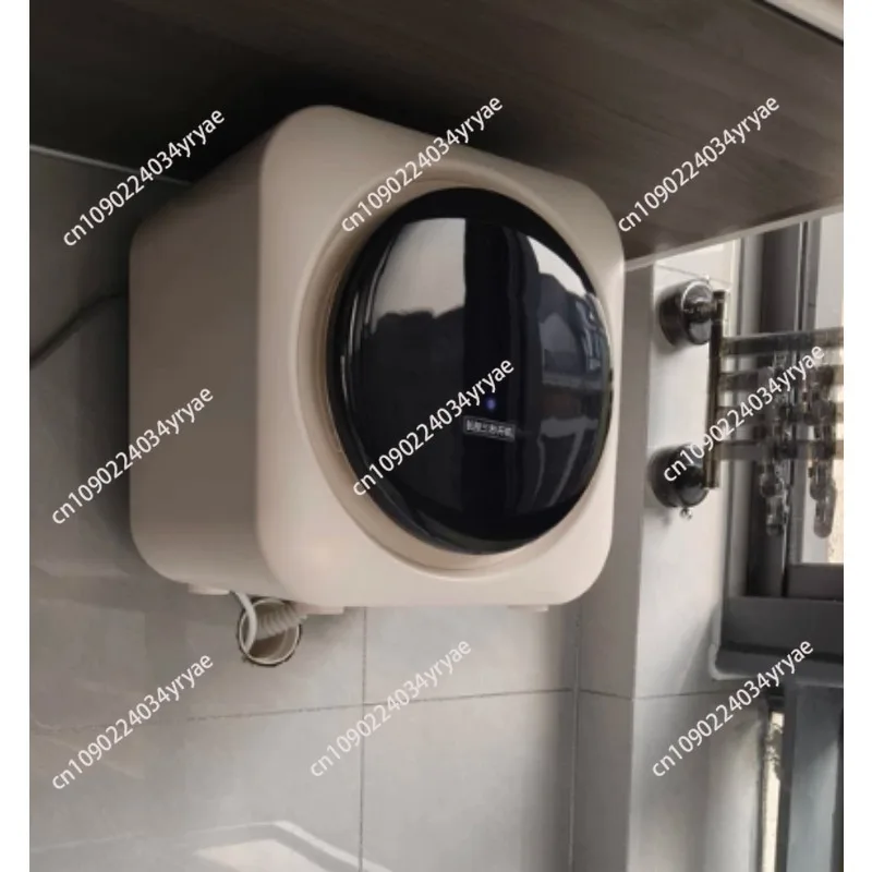 Mini small washing machine for underwear and socks, wall hanging, automatic washing and drying, new model