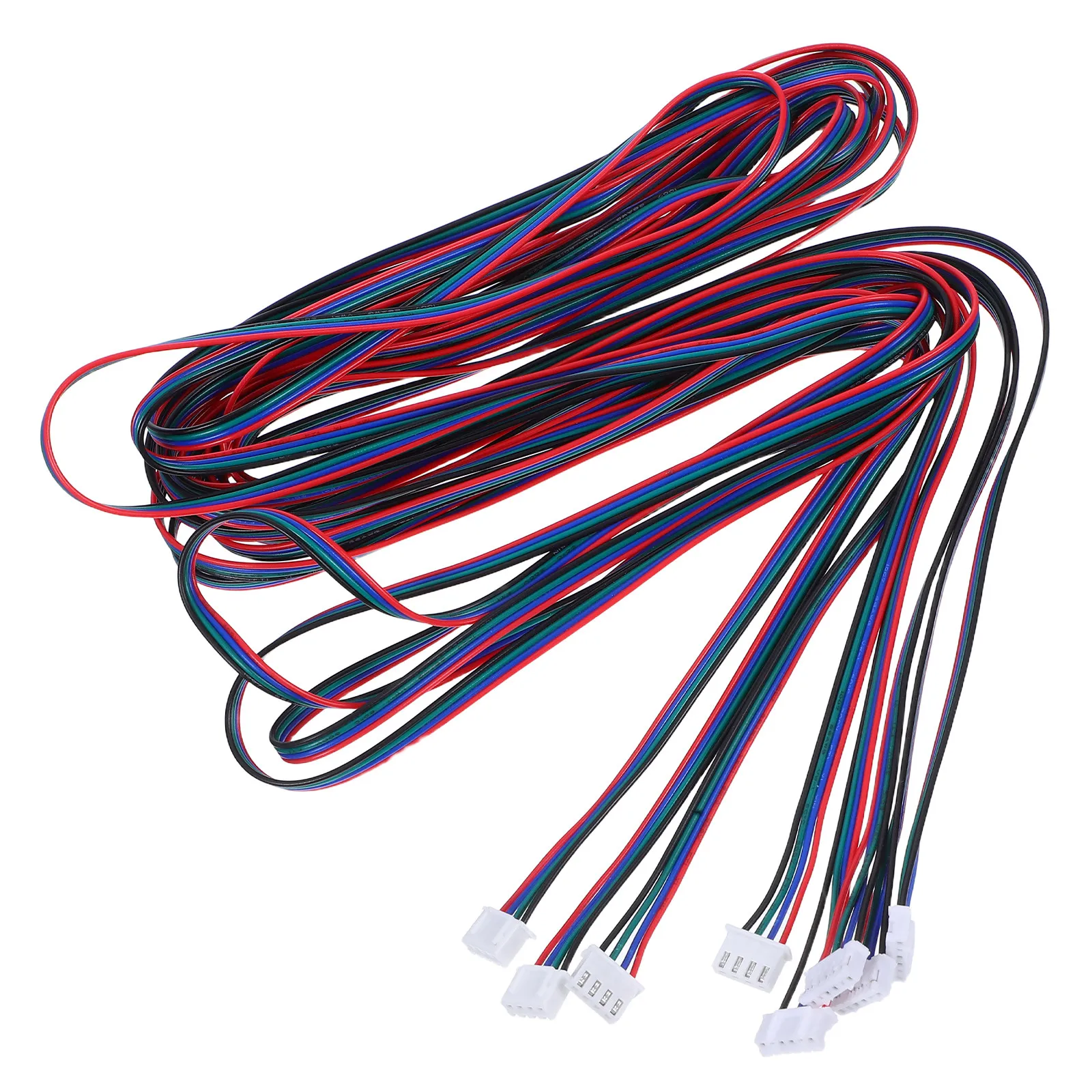 4pcs Stepper Extension Cables 4-Pin To 6-Pin For 3D Printer Connection Parallel Motor Wiring Cables Motor Extension Wire