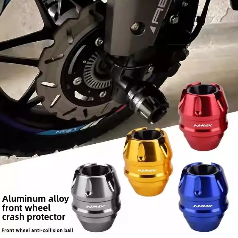 Suitable for Yamaha NMAX155 NMAX125 SMAX155 XMAX300/250 Front Fork Wheel Fall Protection Frame Slider Anti Crash Protector