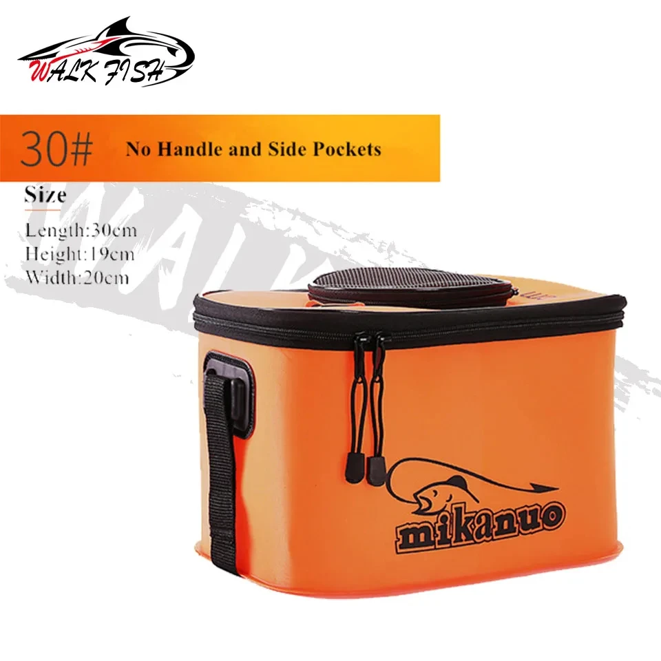 NONE SPAZIERGANG FISCH Verdicken Angeln Tasche Falten EVA Angeln Eimer Tragbare Live Fisch Box Lagerung Im Freien Wasserdichte Camping Wandern Tasche 9