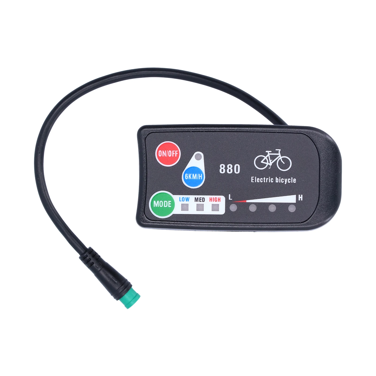 

Electric for KT‑LED880 Display E‑Bike 36V 48V Display Meter E‑Bike Accessories for KT‑LED880 Display