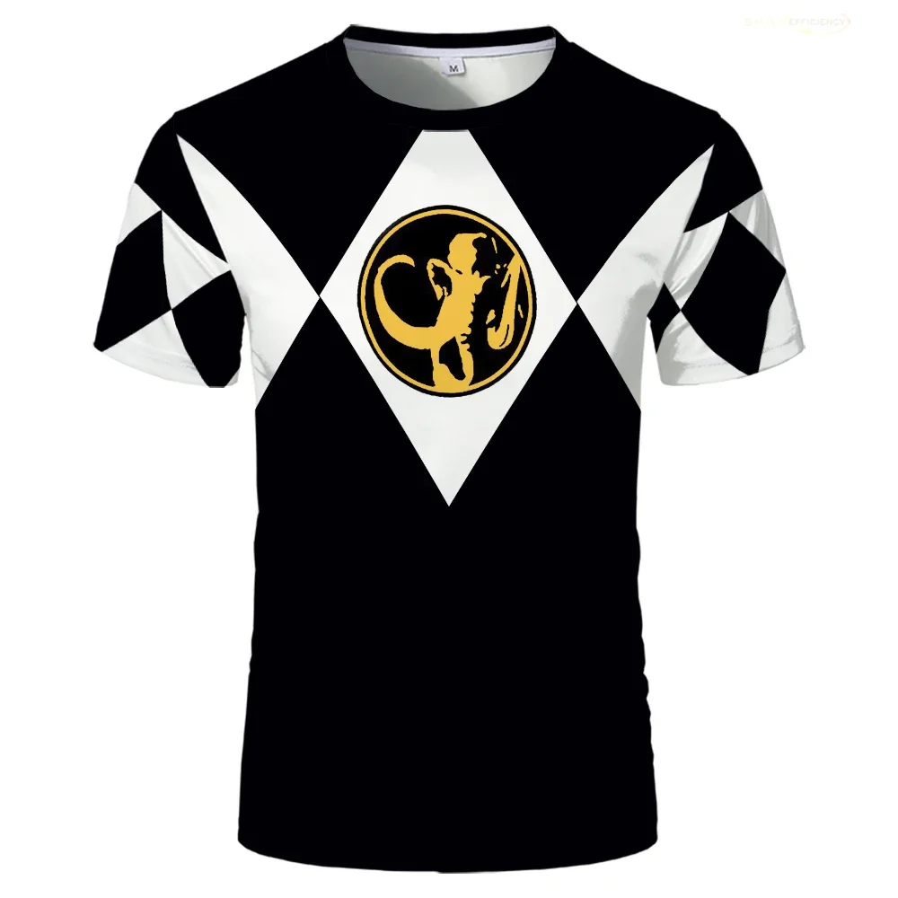 2026 summer kids Men's and kids  Women's Autumn New Mighty Morphin Multi Color Ranger  Christmas Christmas Party Pullovers