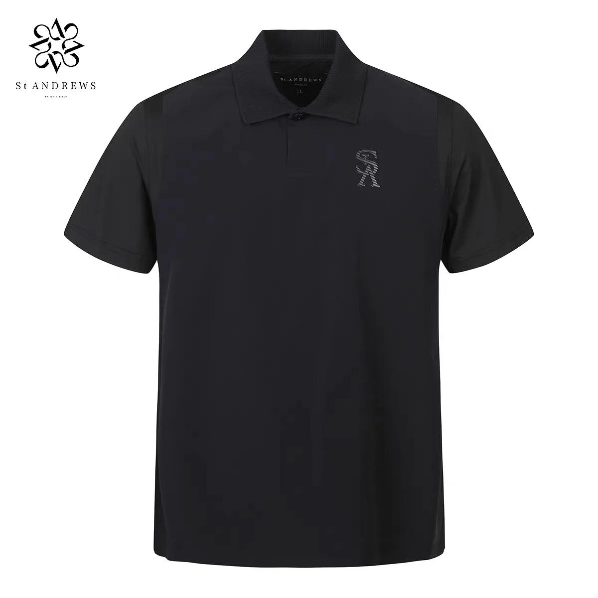 

ST ANDREWS Golf Polo T-shirts Men's Quick Dry T-shirt Sports Shirts Breathable Short Sleeves Pique Jersey Casual Classic Polos