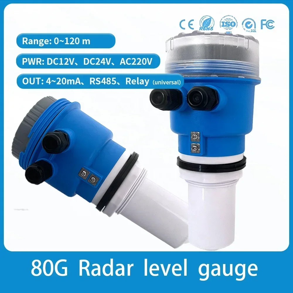 Deep Well 80G High Frequency Radar Water Level Gauge Explosion-proof  Transmitter