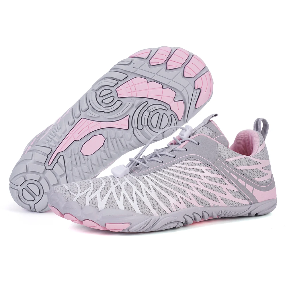 Breathable Aqua Shoes Lightweight Elastic Drawstring Water Shoes for Men/Women, Perfect for Trekking/Climbing/Beach Activities