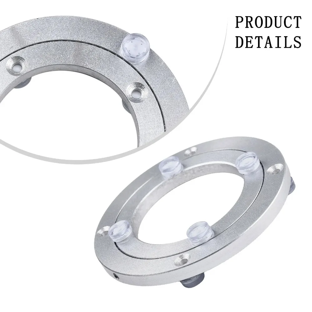 New Rotating Bearing Turntable Round Heavy Duty Bearing Plate Base Smooth Ball Bearing Table Turntable Kitchen Hardware