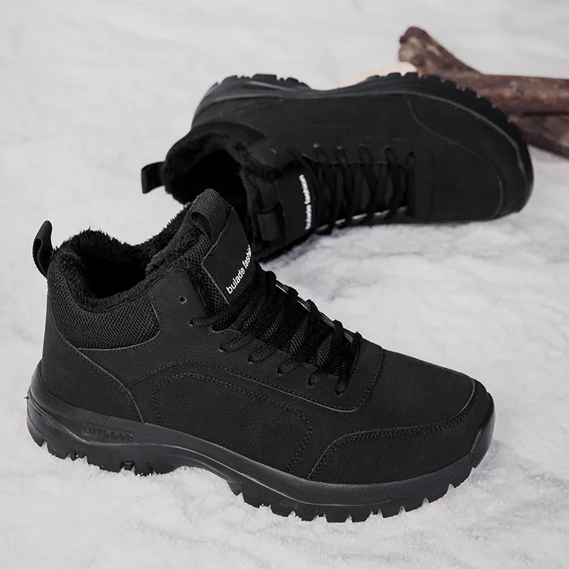 

Men's Winter Shoes Ankle Boots Luxury Black Snow Boots Hiking Ankle Boots Flat Work Shoes Anti Slip Sports Shoes Designer 2025
