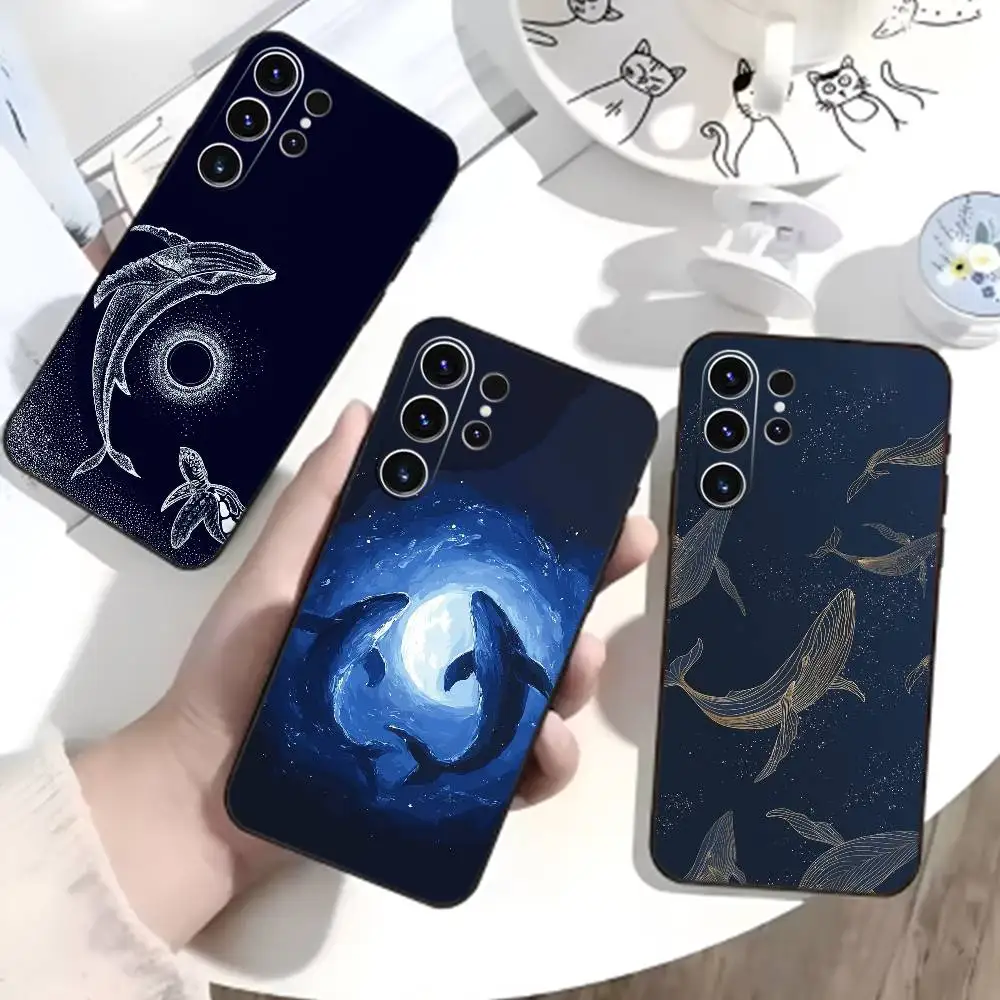 

Whale Fall Phone Case For Samsung S26,S25,S24,S23,S22,S21,S20,Plus,Fe,Lite,Others Black Cover