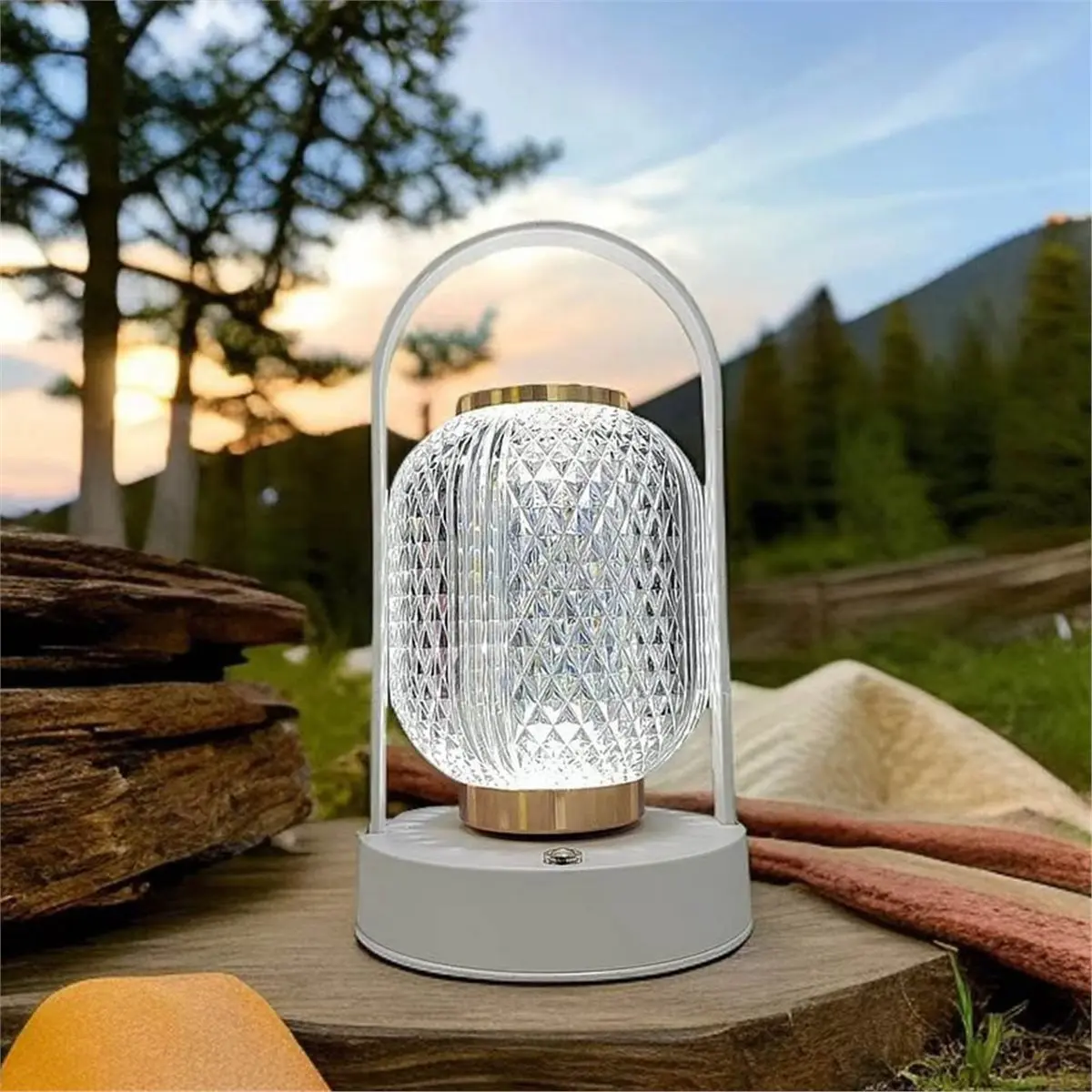 Efficient- LED Table Lamp Rechargeable Acrylic Night Light USB Touch Bar Bedroom Living Bedside Atmosphere Portable Lighting