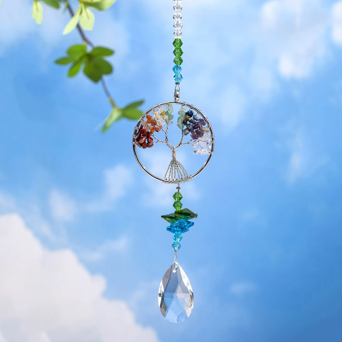 1 pc Baum von lifecrystal sun catcher fantasy light Schatten Regenbogen maker perfekt für Fenster Balkon Garten Licht sammeln Dekorationen