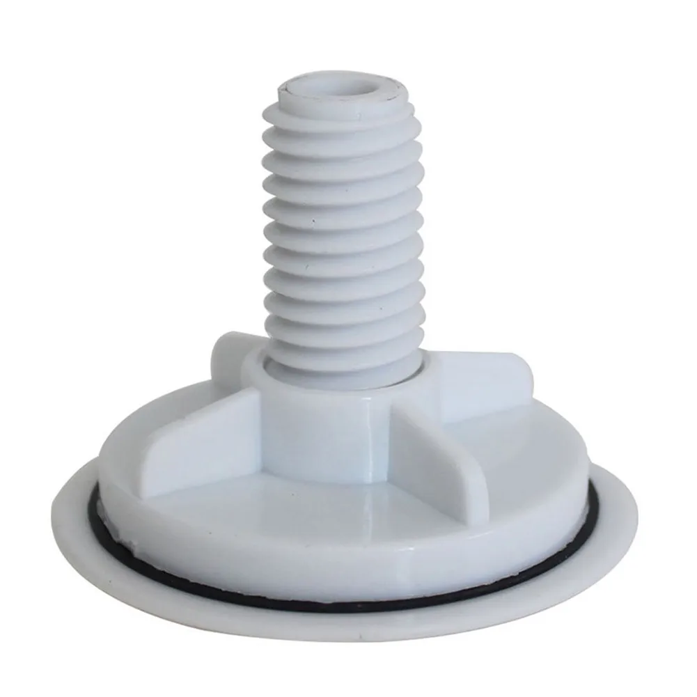 Bathroom Kitchen Toilet Sink Stopper Tool Water Stop 49mm White ABS Plastic Blanking For 6~35mm Overflow Holes