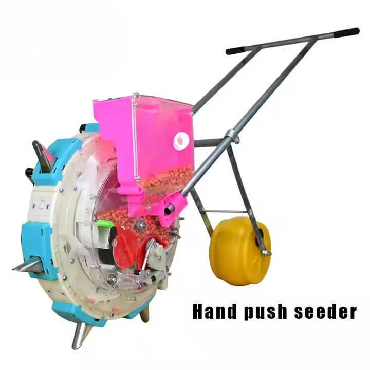 Hand Push Planter Portable Planter Bean Corn  Peanut Manual Planter Sowing Fertilizer Adjustable