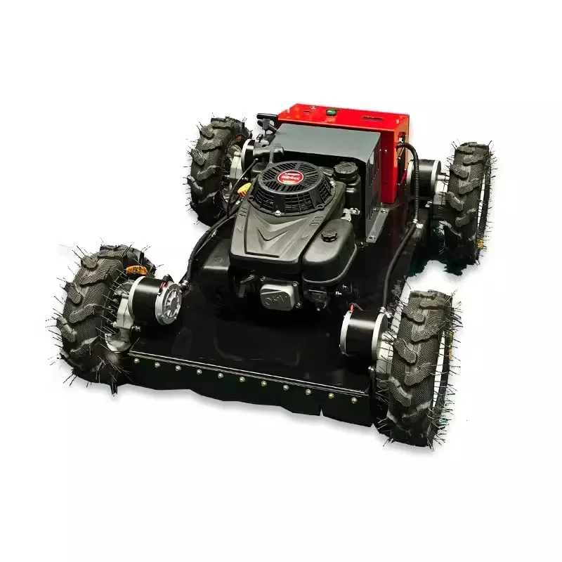 For Remote Control Lawn Mower RC Crawler All Terrain Slope Mowing Machine Tracked Radio Controlled Grass Cutter Robotic Mowers