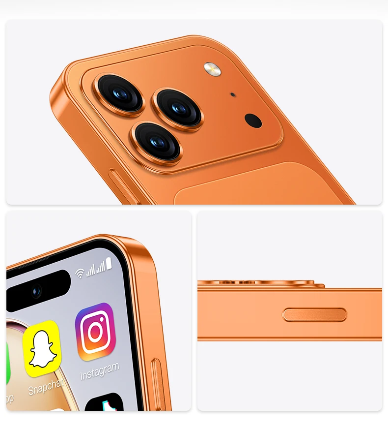 ONEMYTH A18 Pro Mini Smartphone Quad Core 2GB RAM 16GB ROM LTE 4G Dual SIM Type-C Android CellPhone Face Unlock