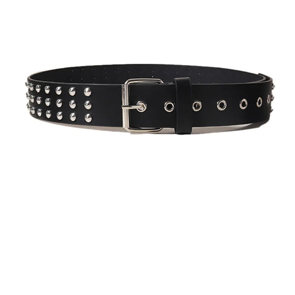 

Fashion Vintage Rivet Waist Belt Wide Belt Retro Y2K Leather Belt Exaggerated Jeans Decor Punk Waistband Hot Girls
