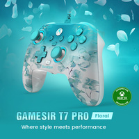 GameSir T7 Pro W Wired Controller for Xbox - Floral edition - licensed by Microsoft for Xbox Series X|S, Xbox One, PC10/11,Steam