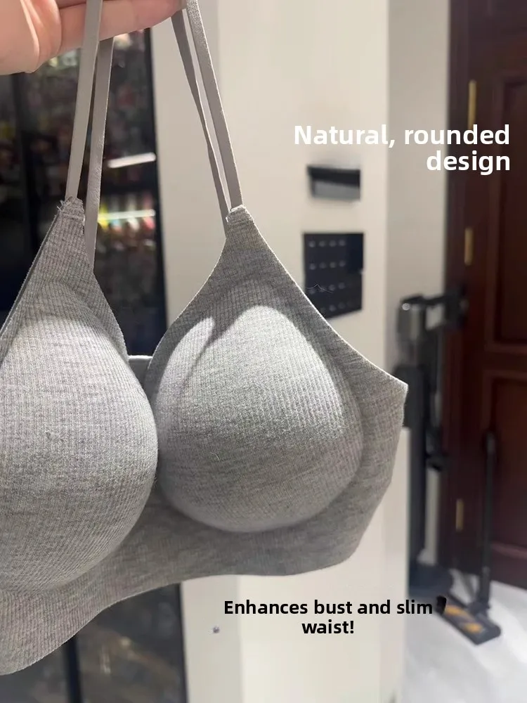 

Женский бюстгальтер с фиксированными бретелями, без косточек, с эффектом пуш-ап, для коррекции формы груди, с широким обхватом, для дома, с мультяшным принтом