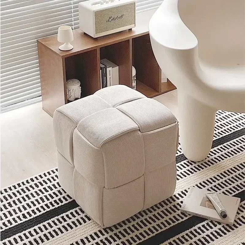 

Low Interior Stool Chair Dining Living Room Small Space Saving Dining Table Stool Decorative Sillas Para Comedor Furniture Home