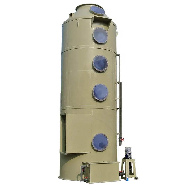 Industrial wet scrubber  exhaust customized size packing tower gas scrubber