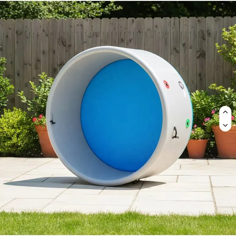 Stylish Functional Inflatable Swimming Pool Large Capacity Inflatable Pool for Outdoor Use Durable and Stable for Adults