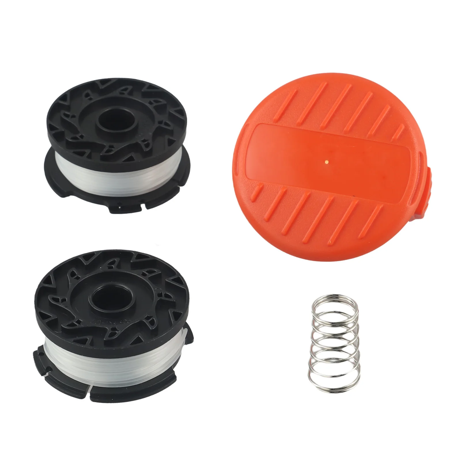 블랙 데커 스풀 라인 + 커버 STC1820PC /ST5530 /STC1815/ STC1820D 도구 부품용 자동 공급 시스템 교체