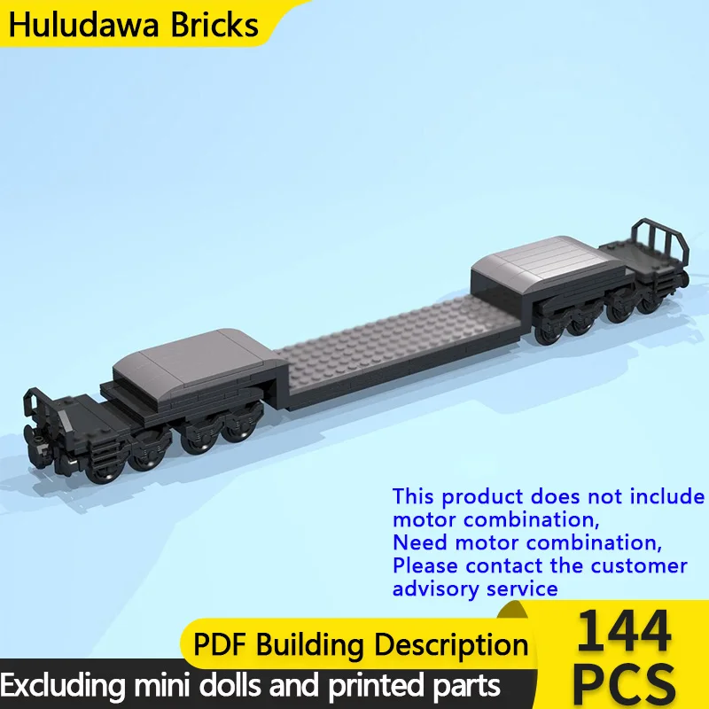 

Модель городской автомобиль MOC, строительные кирпичи, 16-колесный низкогрузочный погрузчик, модульная технология, детские праздничные подарки, сборка игрушек, костюм