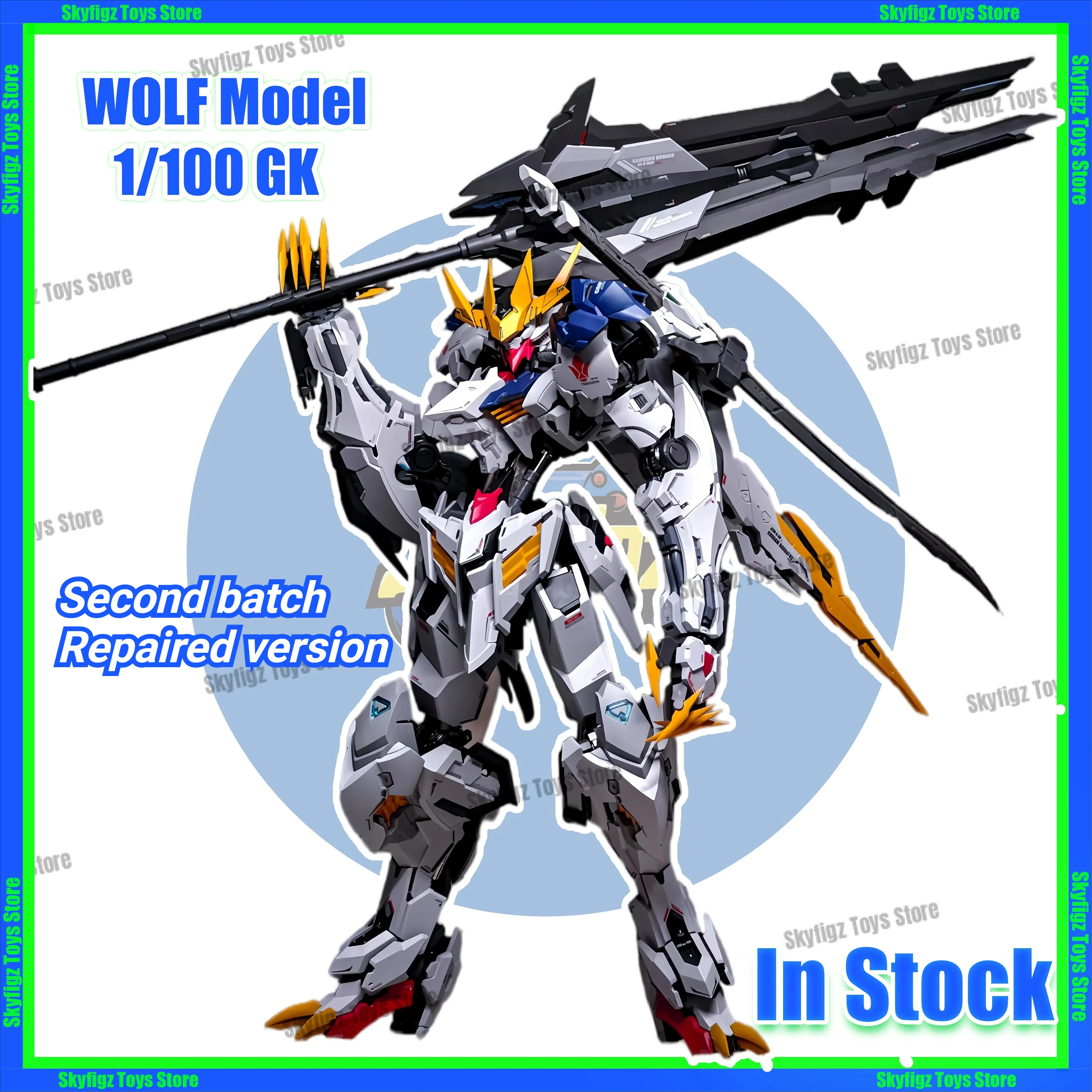 

В наличии: WOLF Вторая партия восстановленных моделей 1/100 MG Barbatos Wolf King GK, сборный набор, подвижная фигурка-робот
